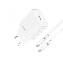 Presa Spina Caricabatterie XO wall charger CE15 PD 320W 1x USB-C Ricarica Rapida iPhone Universale bianca