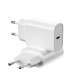 Presa Spina Caricabatterie uscita Type-C PD Quick Charge 20w Ricarica Rapida Universale Wi-U001 bianco